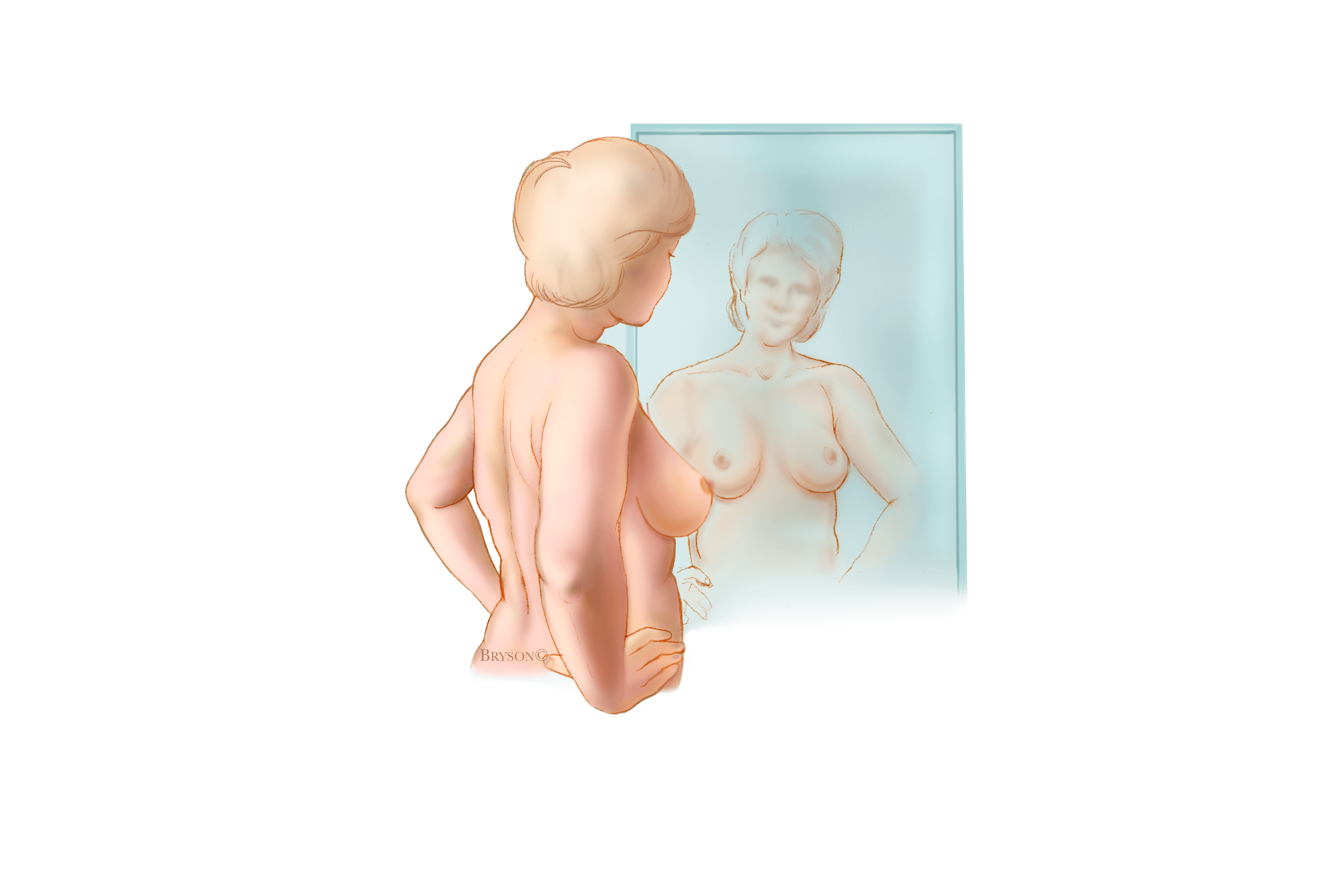 Breast Self-Exam - Step 1